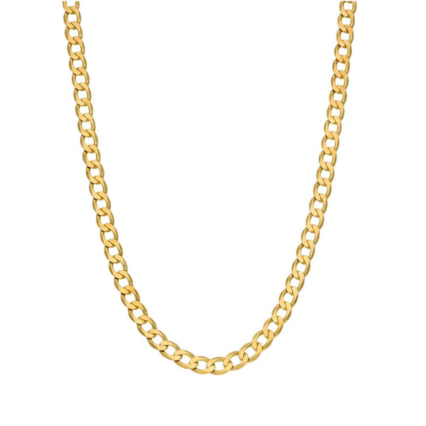 Pre-Owned 9ct Yellow Gold Curb Chain - 18" - 9.0g