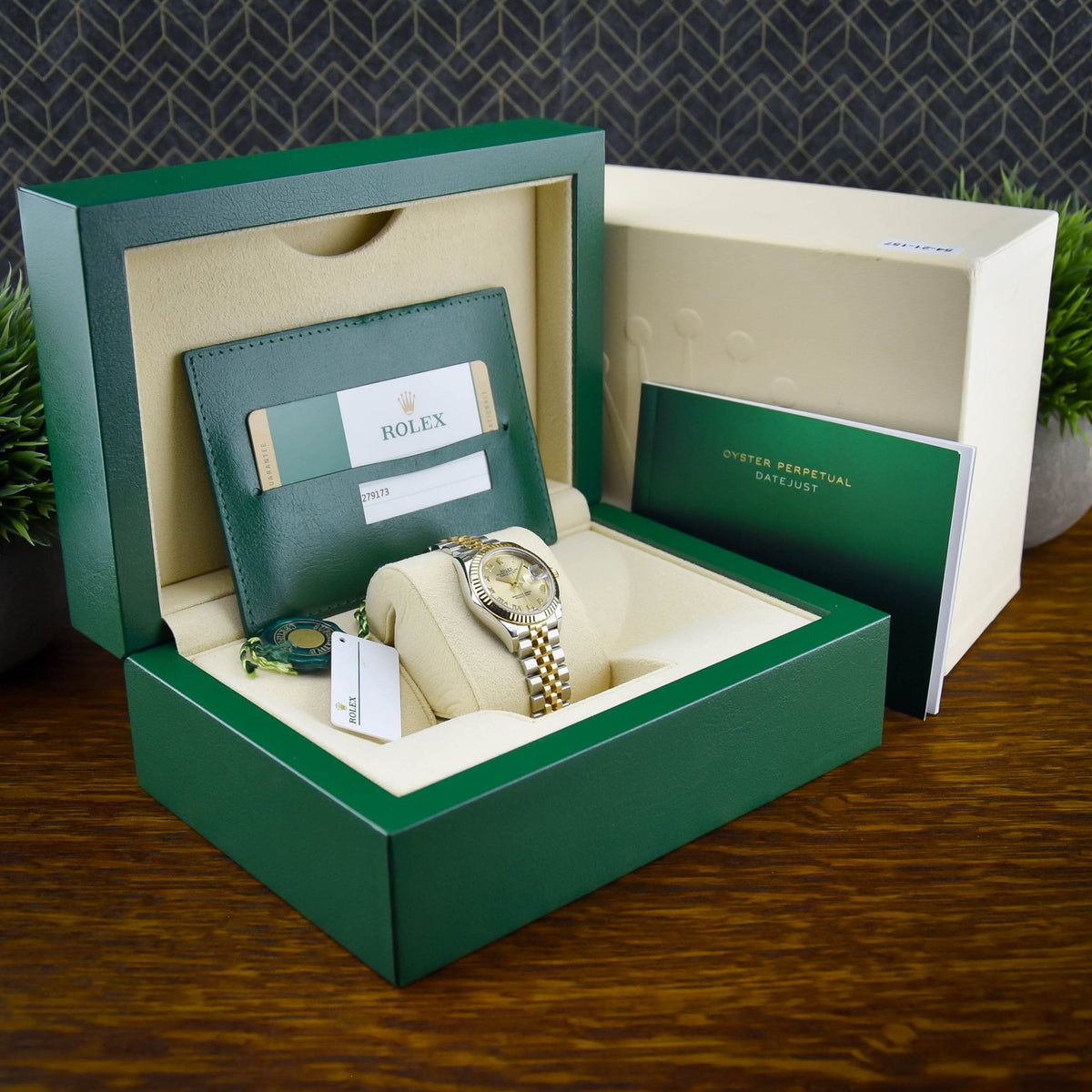 Lady Datejust 279173 - Champagne Roman Dial - 2017
