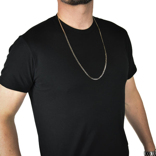 9ct Yellow Gold Curb Chain - 30" - 14.6g
