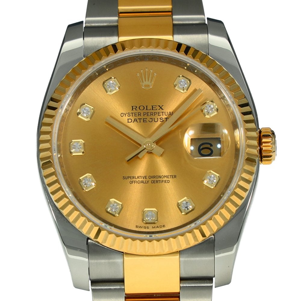 Datejust 116233 - Gents Watch - Diamond Dial - 2011
