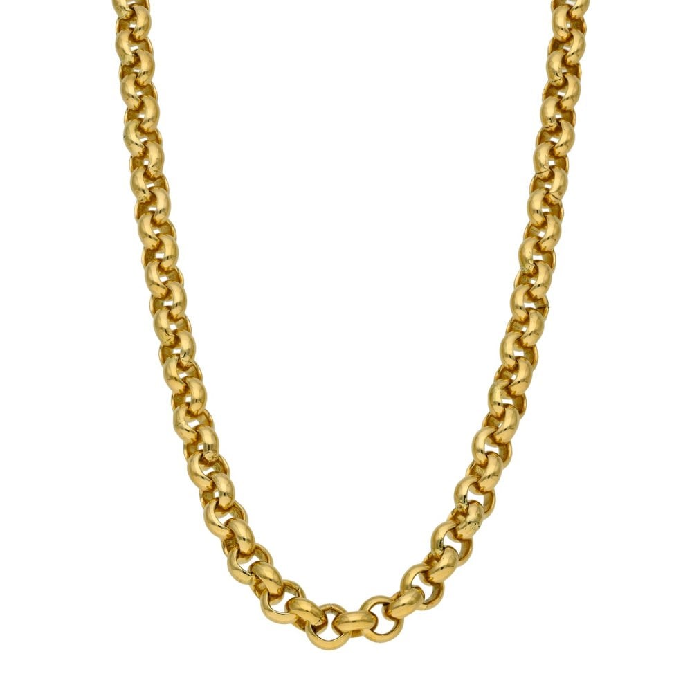 9ct Solid Gold Heavy 24 Inch Belcher Chain - 64.4g