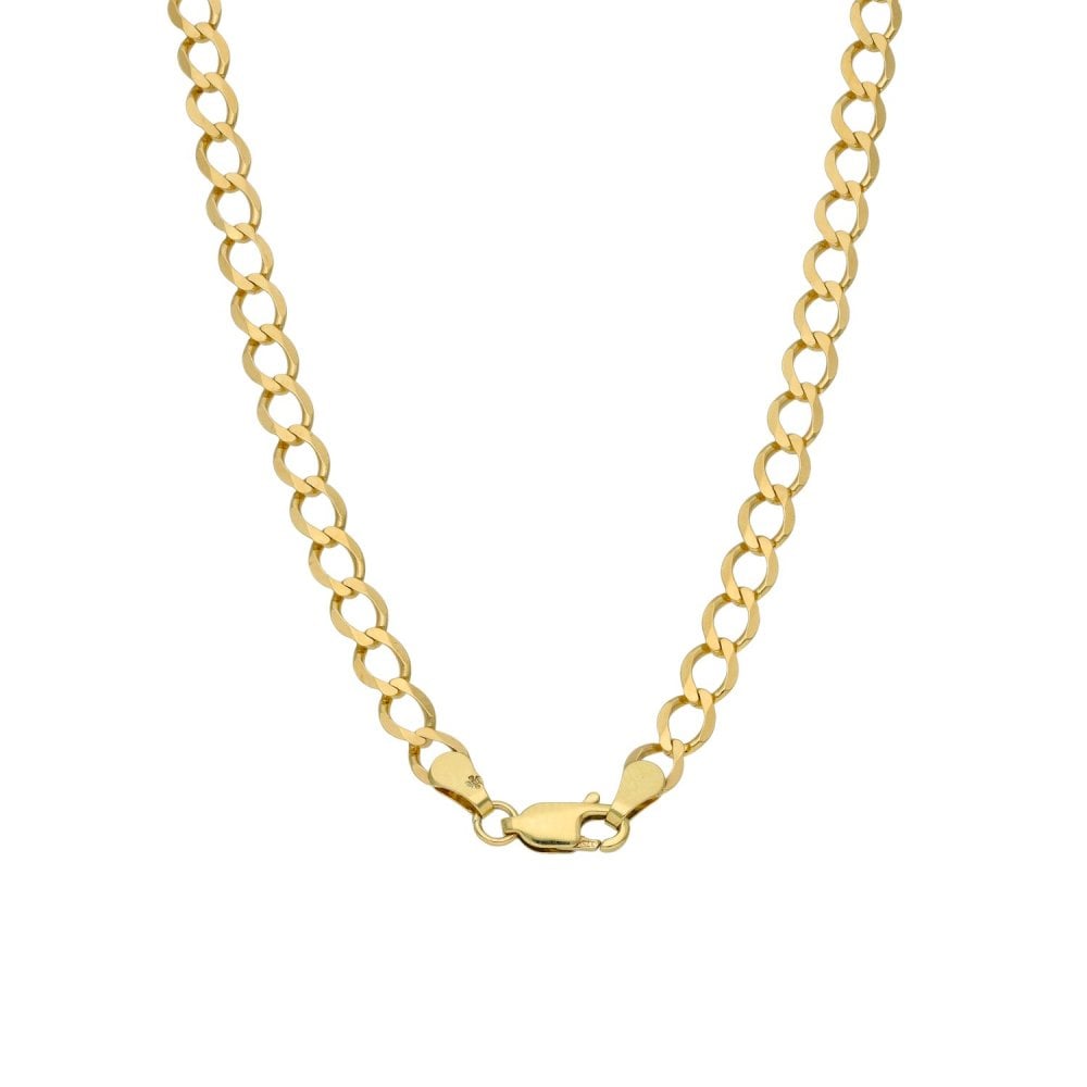 9ct Yellow Gold 21 Inch Curb Chain - 7.4g