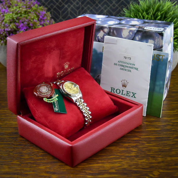 Datejust 79173 - Ladies Watch - Champagne Dial - 2001