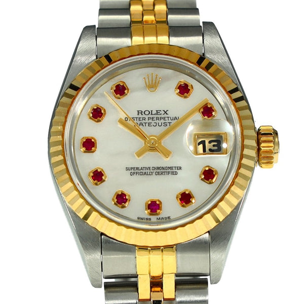Lady Datejust 69173 - Mother of Pearl Ruby Dial - 1998