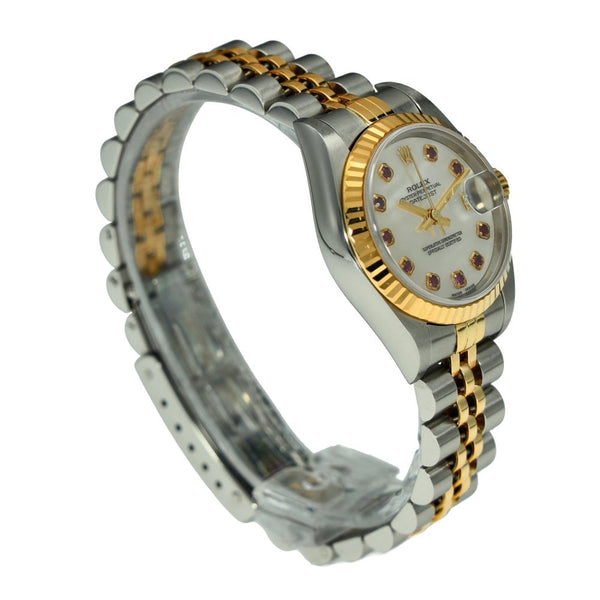 Lady Datejust 69173 - Mother of Pearl Ruby Dial - 1998