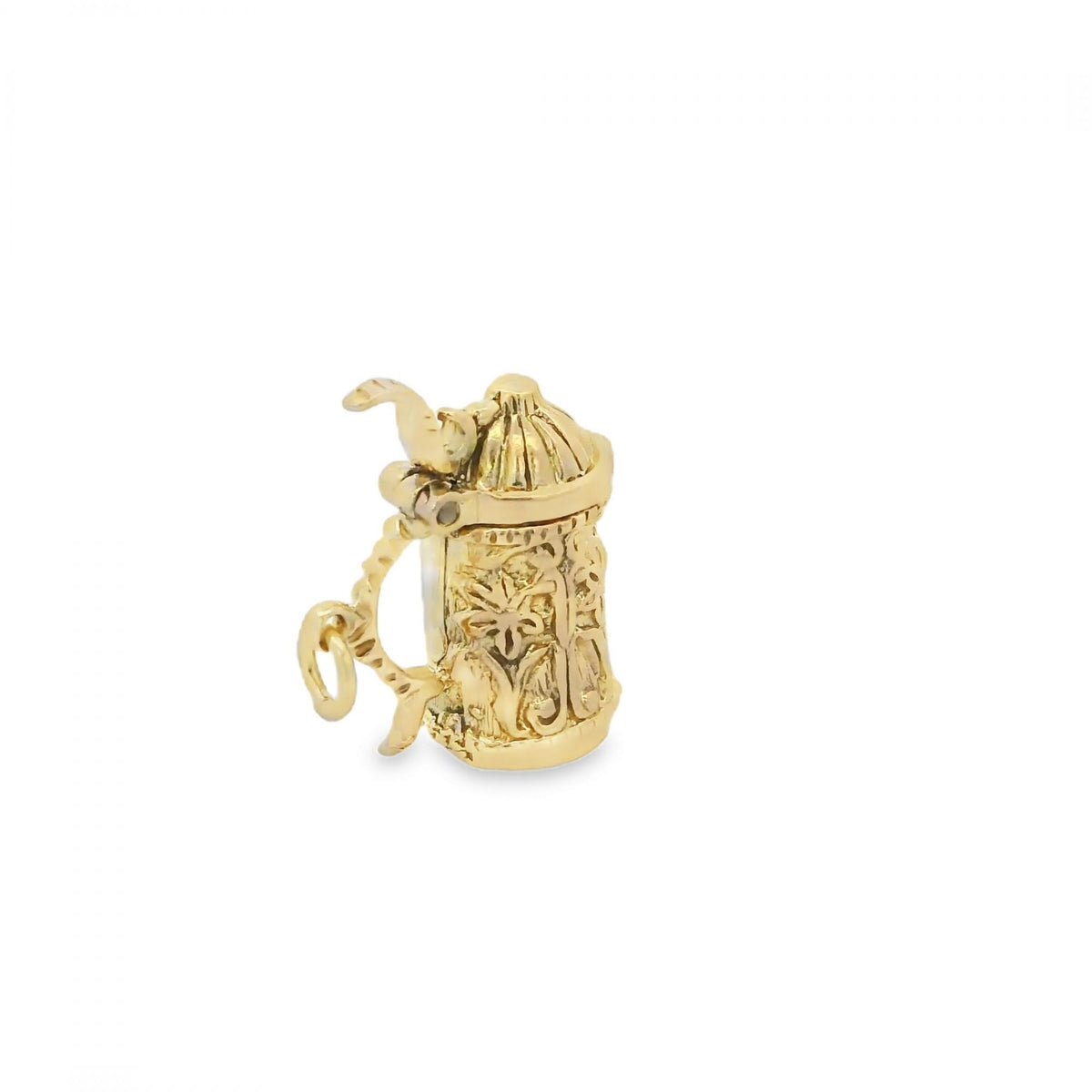 9ct Yellow Gold Tankard Charm - 18x22x10mm - 5.2g