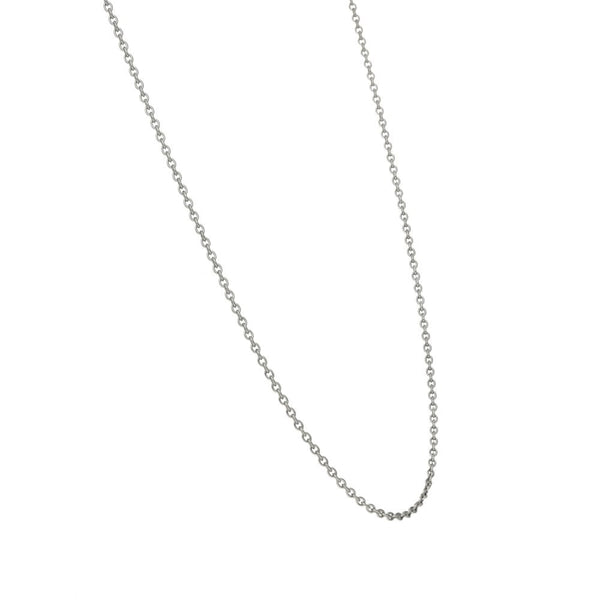 18ct White Gold Trace Chain - 18 inch - 3.1g