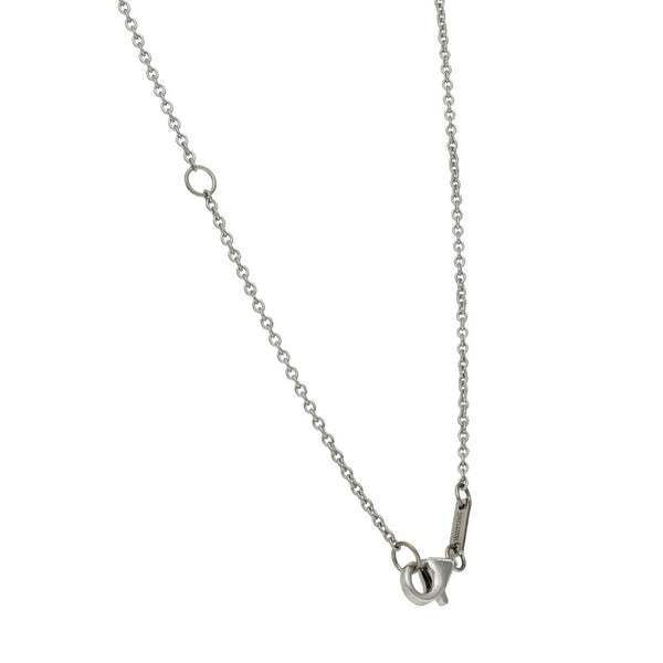 18ct White Gold Trace Chain - 18 inch - 3.1g