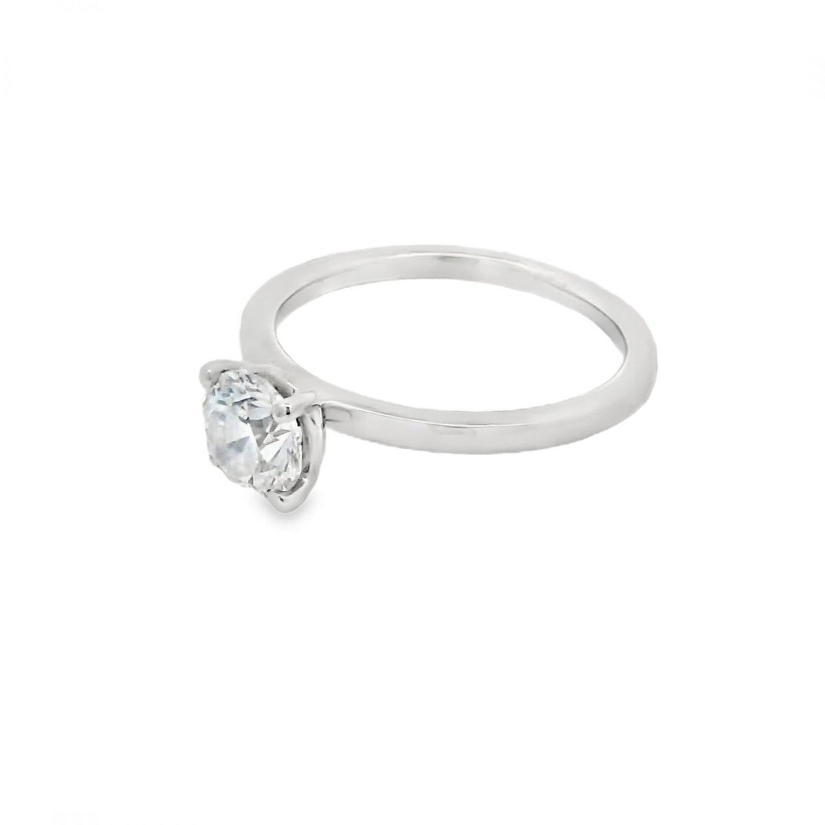Platinum Diamond Brilliant Cut Engagement Ring - 0.83ct