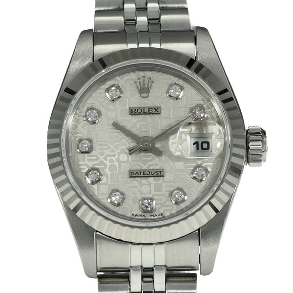 Lady-Datejust 79174 - Silver Diamond Dial - 2001