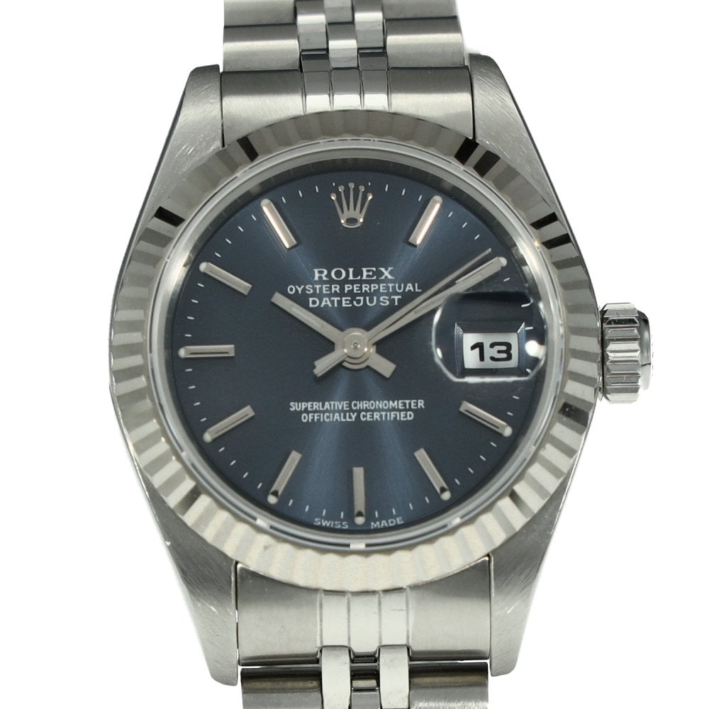 Lady-Datejust 79174 - Blue Batton Dial - 2001
