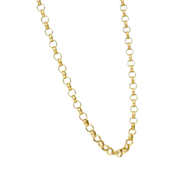 Gents 9ct Yellow Gold Belcher Chain - 26" - 16.3g