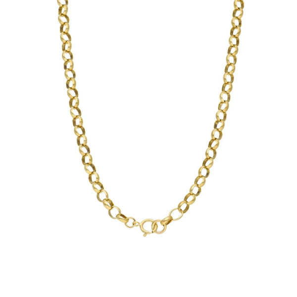 Gents 9ct Yellow Gold Belcher Chain - 26" - 16.3g
