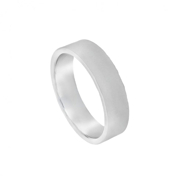 Platinum 6mm Wedding Ring - 17.2g - Size W