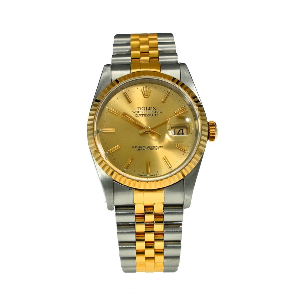 Datejust 16233 - Gents Watch - Baton Dial - 1992.