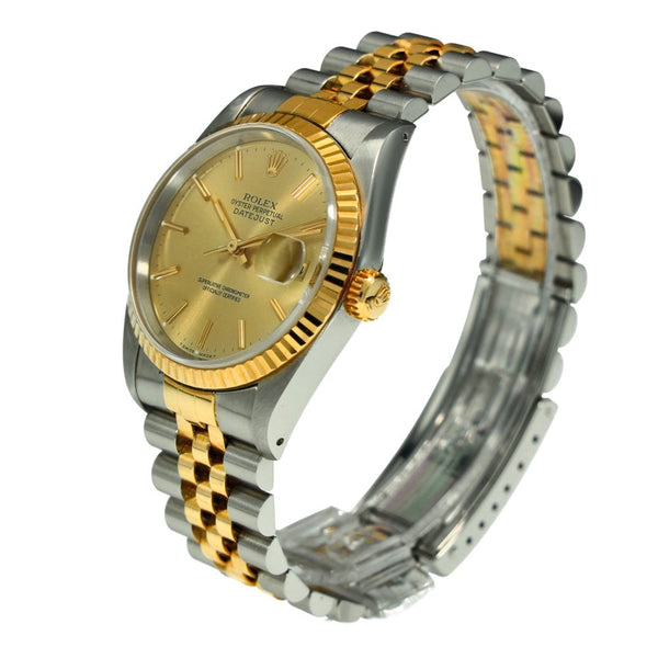 Datejust 16233 - Gents Watch - Baton Dial - 1992.