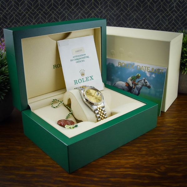Datejust 16233 - Gents Watch - Baton Dial - 1992.