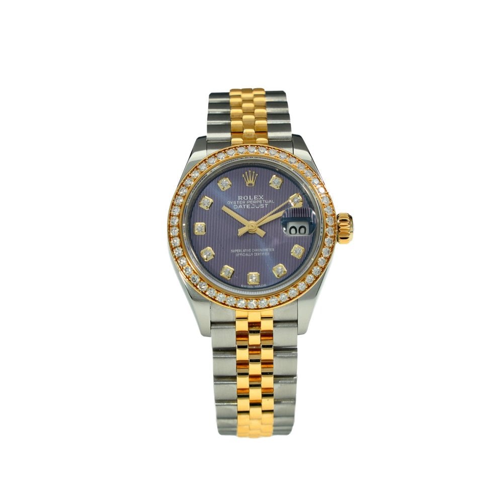 Lady-Datejust 279383RBR - Lavender Diamond Dial & Bezel - 2018