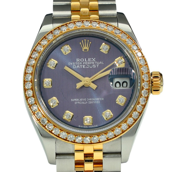 Lady-Datejust 279383RBR - Lavender Diamond Dial & Bezel - 2018