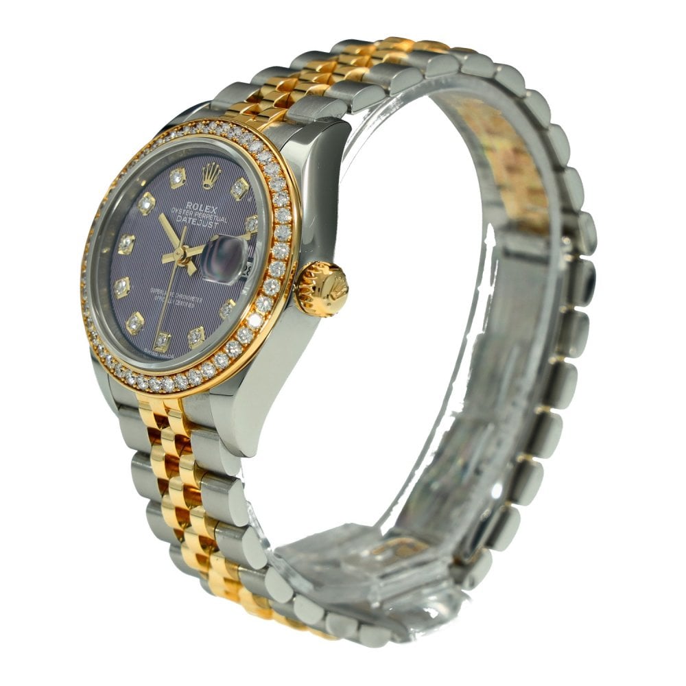 Lady-Datejust 279383RBR - Lavender Diamond Dial & Bezel - 2018