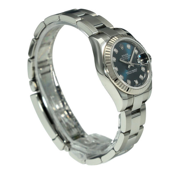 Lady-Datejust 179174 - Blue Diamond Dial - 2014