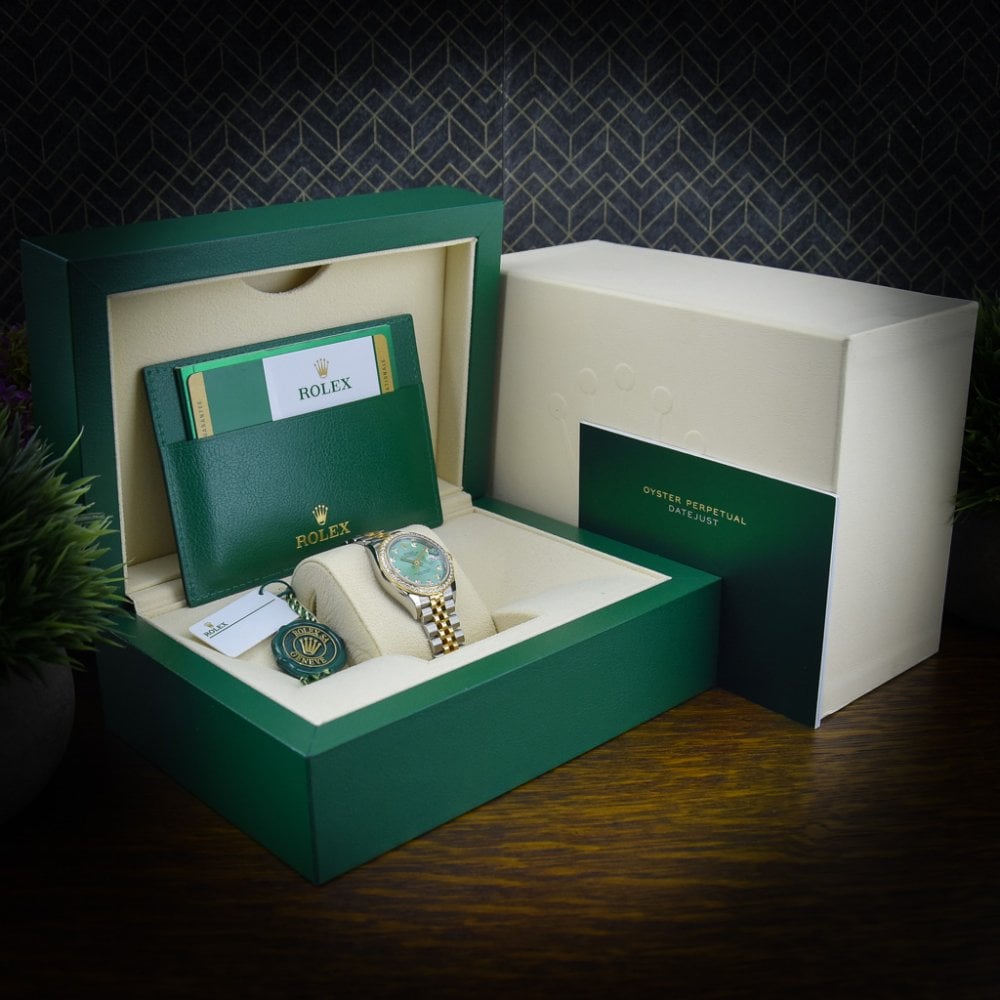 Lady-Datejust 279383RBR - Mint Green Diamond Dial - 2020