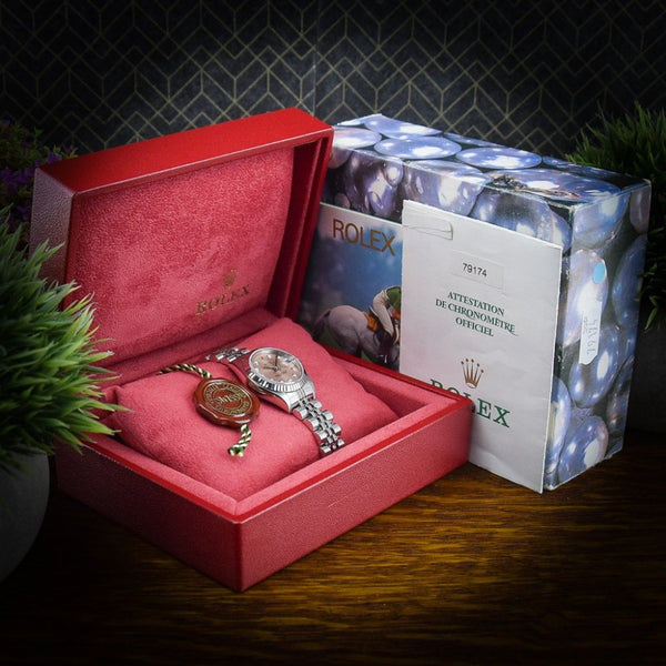 Lady-Datejust 79174 - Copper Diamond Dial - 2002