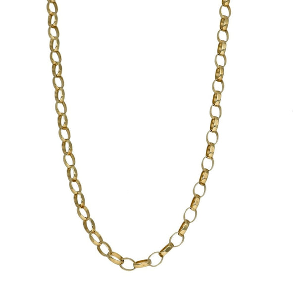 Gents 9ct Yellow Gold Belcher Chain - 18" - 8.6g