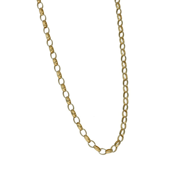 Gents 9ct Yellow Gold Belcher Chain - 18" - 8.6g