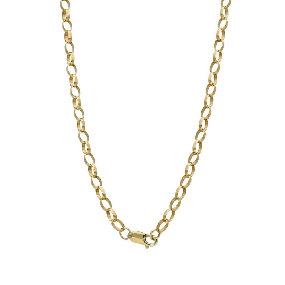 Gents 9ct Yellow Gold Belcher Chain - 18" - 8.6g