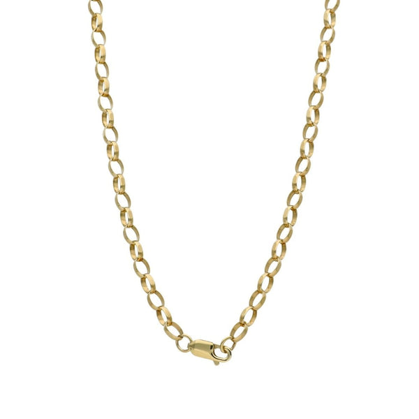 Gents 9ct Yellow Gold Belcher Chain - 18" - 8.6g