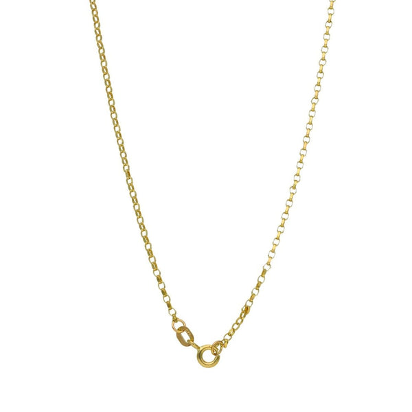 9ct Yellow Gold Diamond Dream Catcher Feather Pendant & Necklace