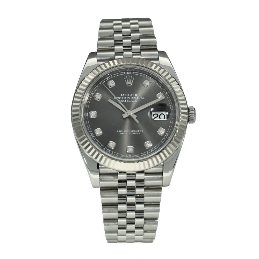 Datejust 41 126334 - Rhodium Diamond Dial - 2021