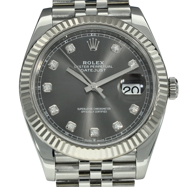 Datejust 41 126334 - Rhodium Diamond Dial - 2021