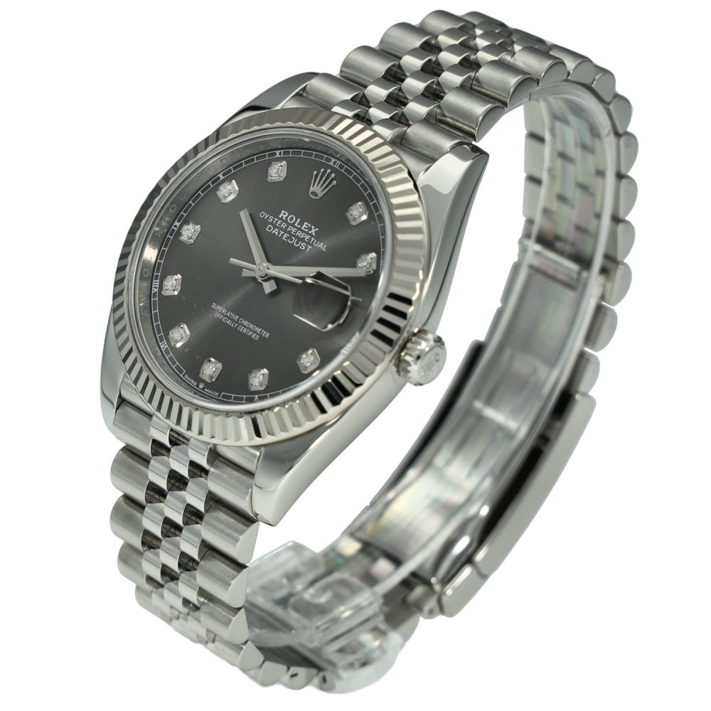Datejust 41 126334 - Rhodium Diamond Dial - 2021