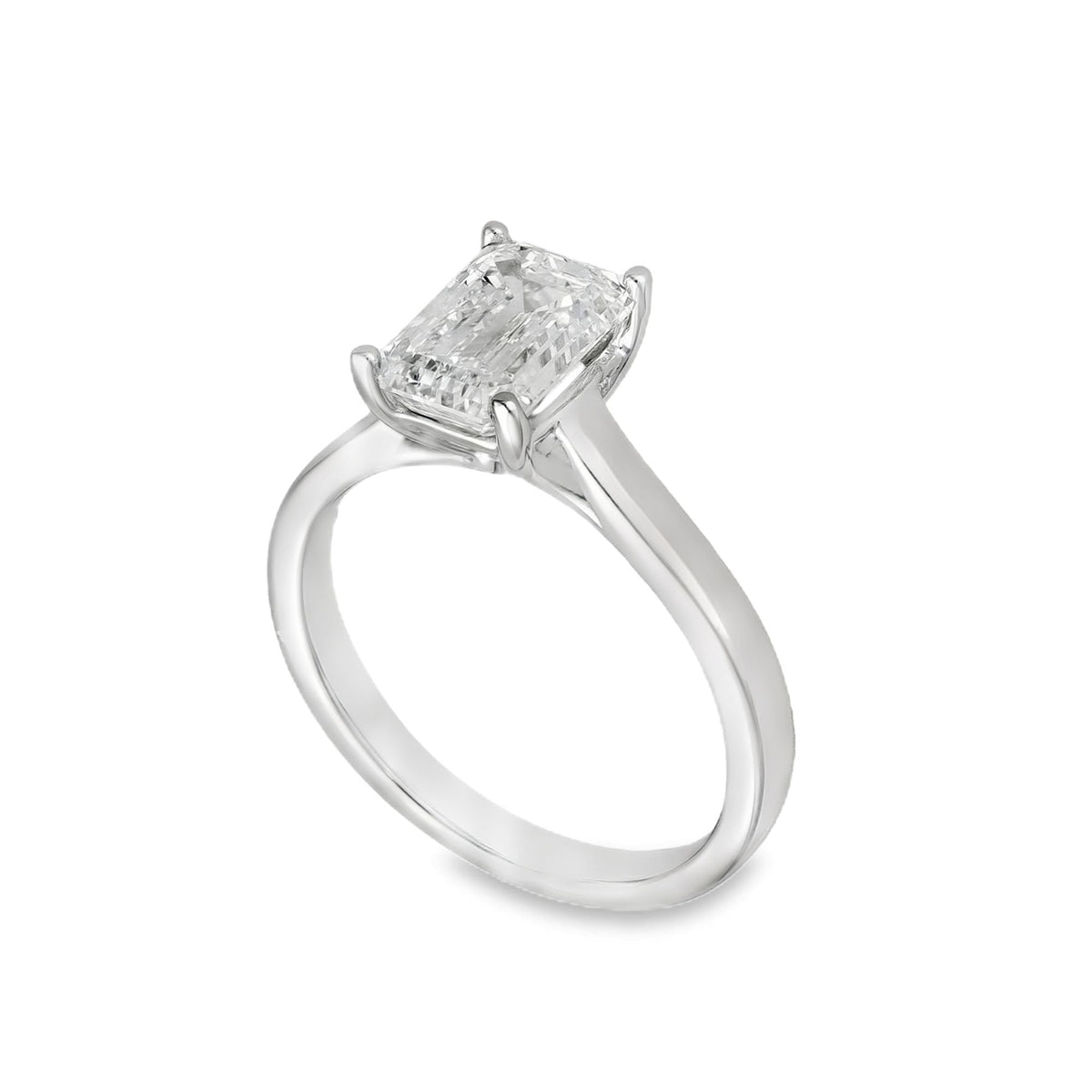 2.02ct Yellow Gold Certified Diamond Engagement Ring - F/VVS2