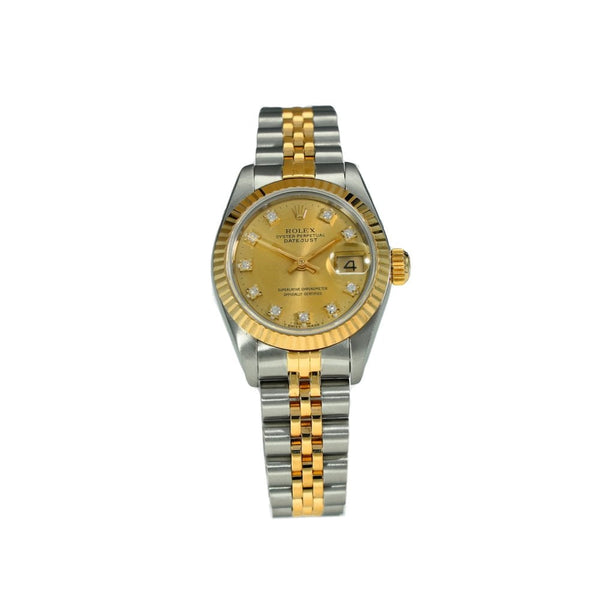 Lady Datejust 69173 - Champagne Diamond Dial - 1993