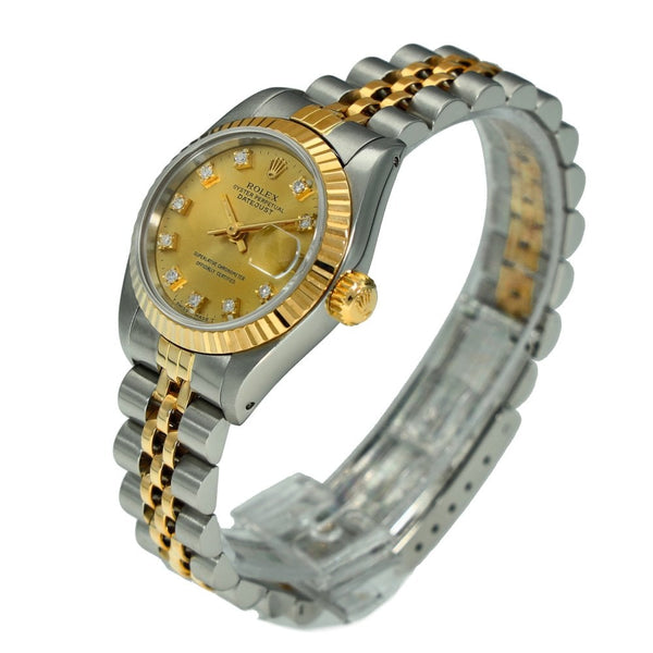 Lady Datejust 69173 - Champagne Diamond Dial - 1993