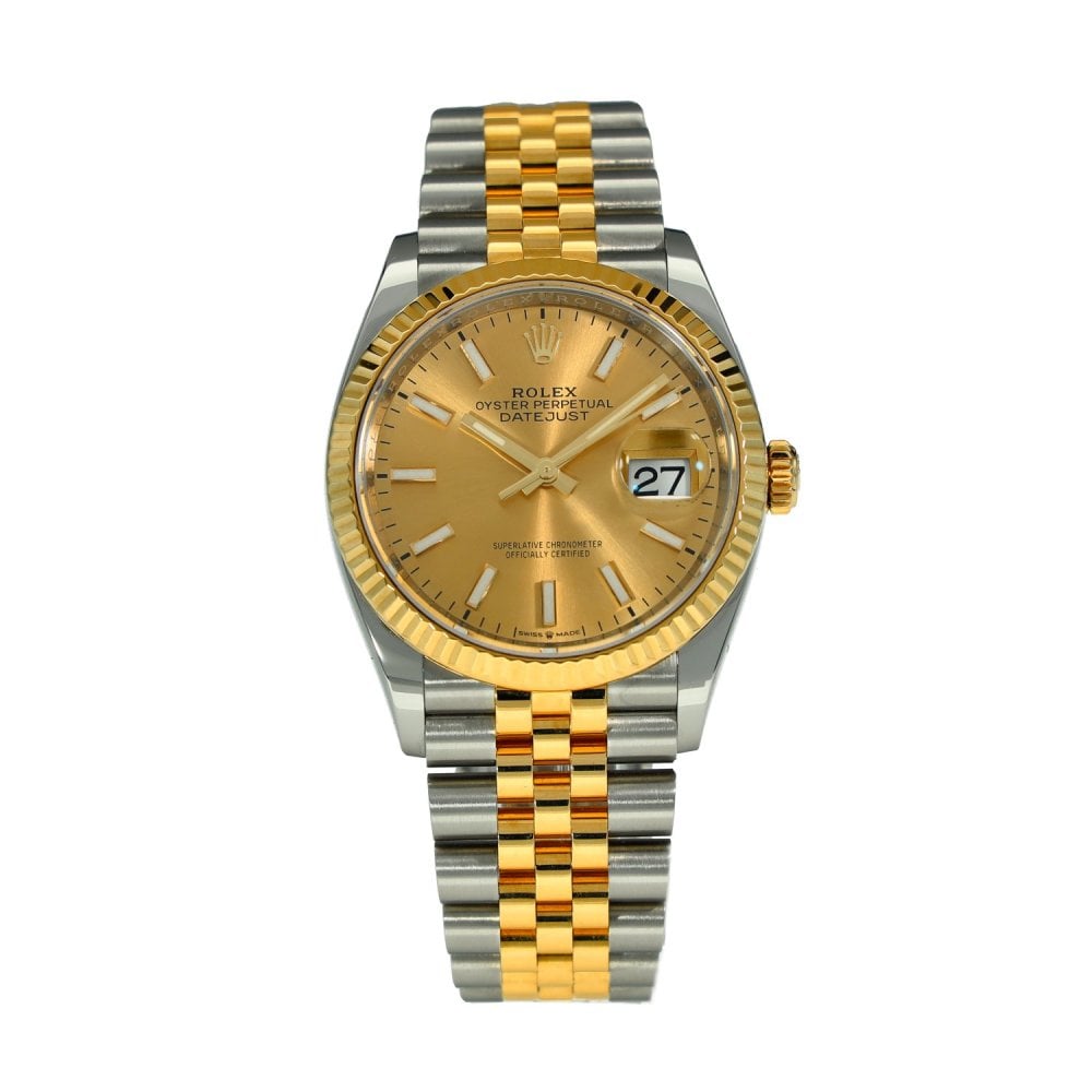 Datejust 36 126233 - Gents Watch - Champagne Dial - 2021