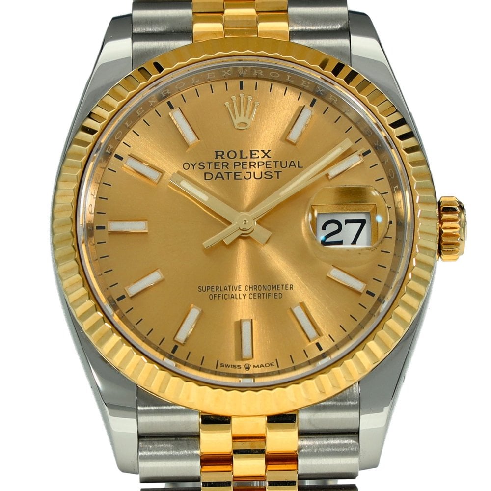 Datejust 36 126233 - Gents Watch - Champagne Dial - 2021