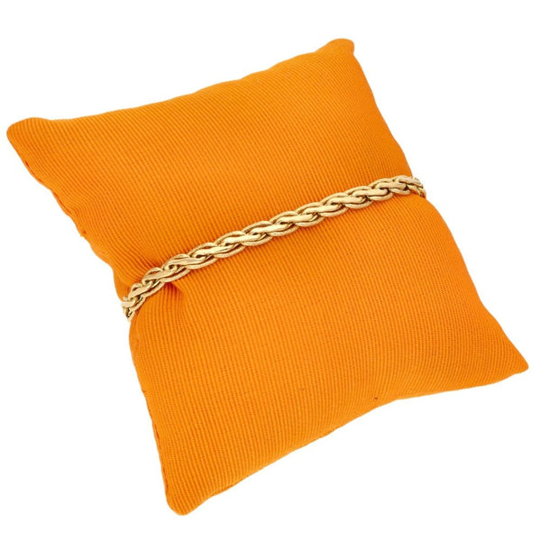 9ct Yellow Gold Weave Link Bracelet - 6.9g - 7.5"