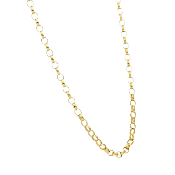 9ct Yellow Gold Belcher Chain - 22" - 4.80g