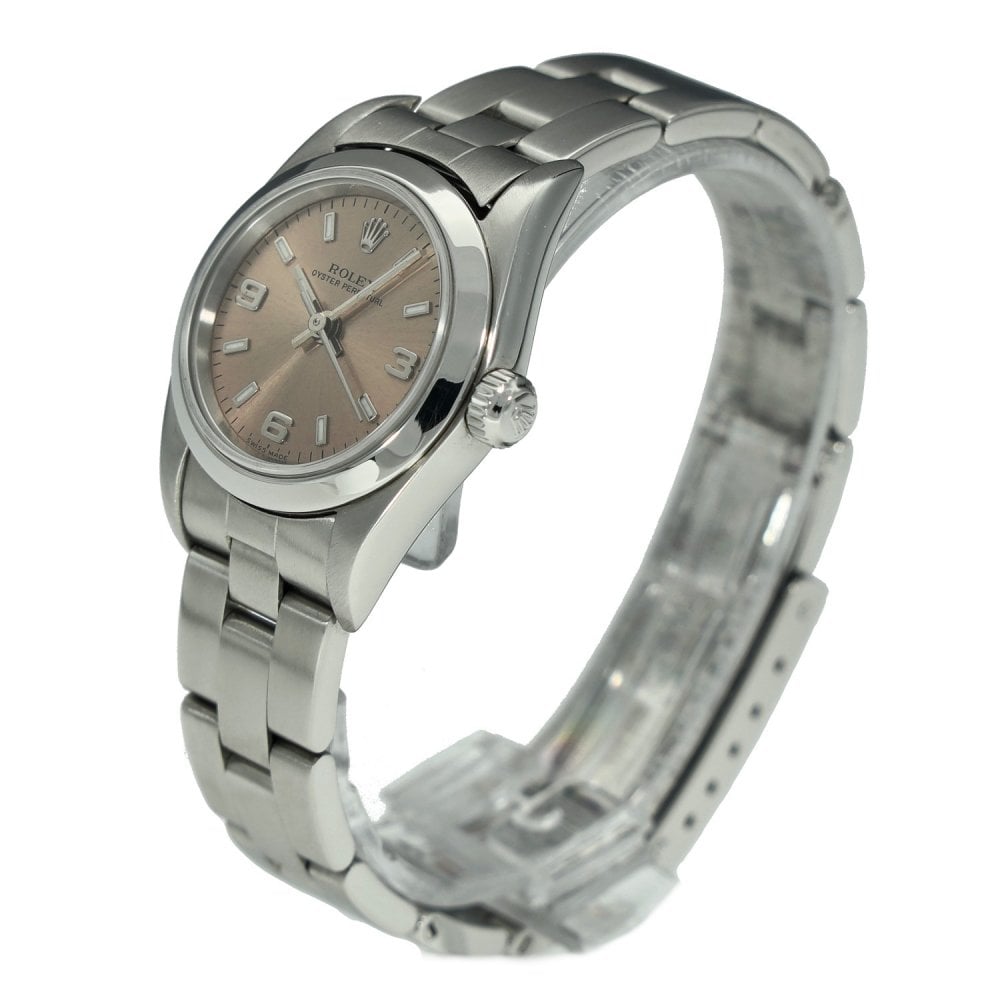 Oyster Perpetual 76080 - Ladies Watch - Copper Dial - 2002