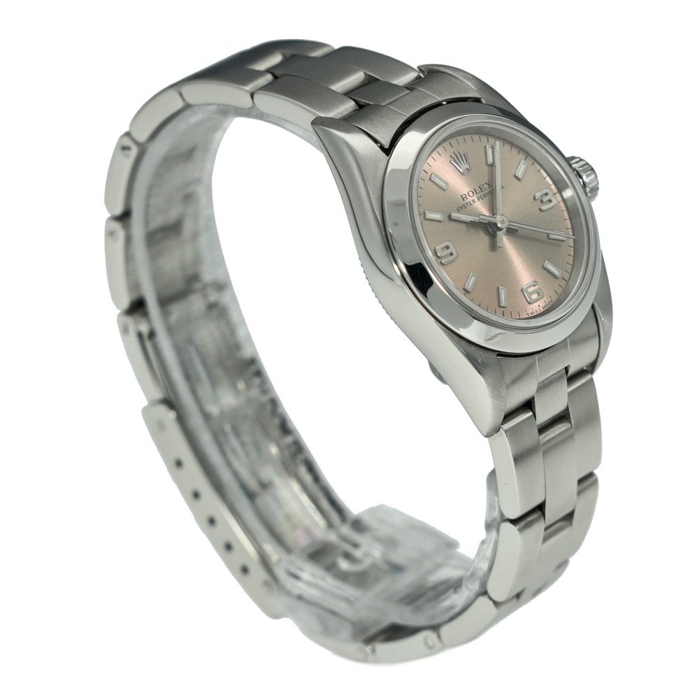 Oyster Perpetual 76080 - Ladies Watch - Copper Dial - 2002