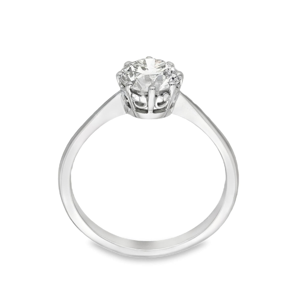 18ct White Gold Diamond Solitaire Engagement Ring - 1.80ct