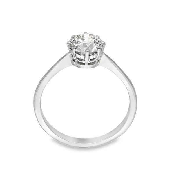 18ct White Gold Diamond Solitaire Engagement Ring - 1.80ct