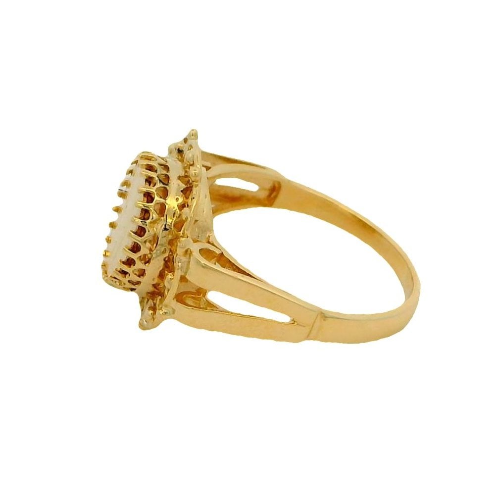 9ct Yellow Gold Maximiliano Emperador Peso Coin Ring - Size P½