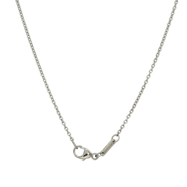 Platinum 0.45ct Diamond Pendant & Chain - 18" - 4.9g