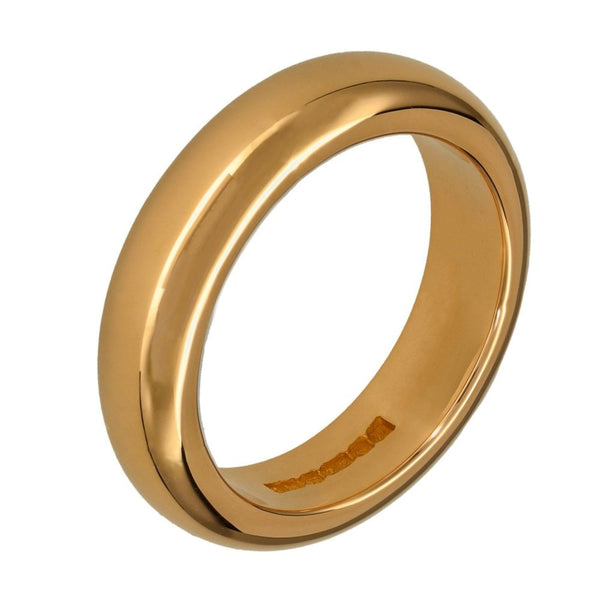 22ct Yellow Gold Wedding Ring - Size S - 16.8g