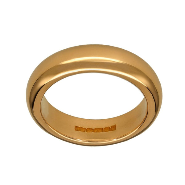 22ct Yellow Gold Wedding Ring - Size S - 16.8g